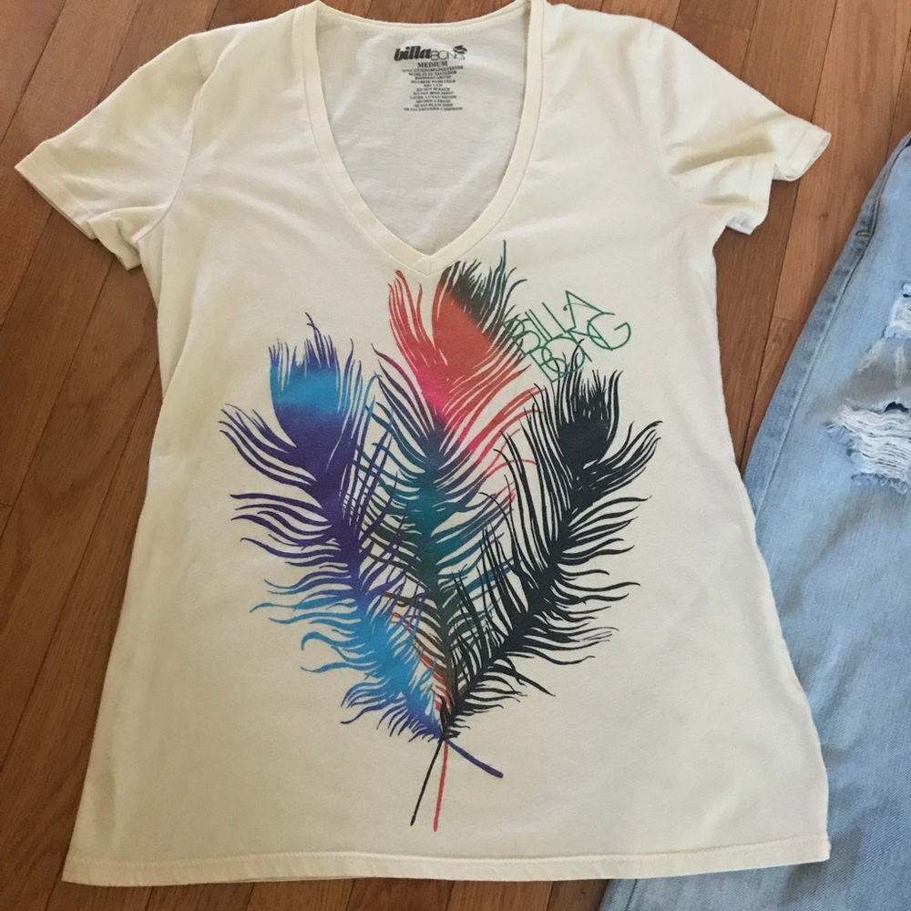 Billabong Feather Design T-Shirt